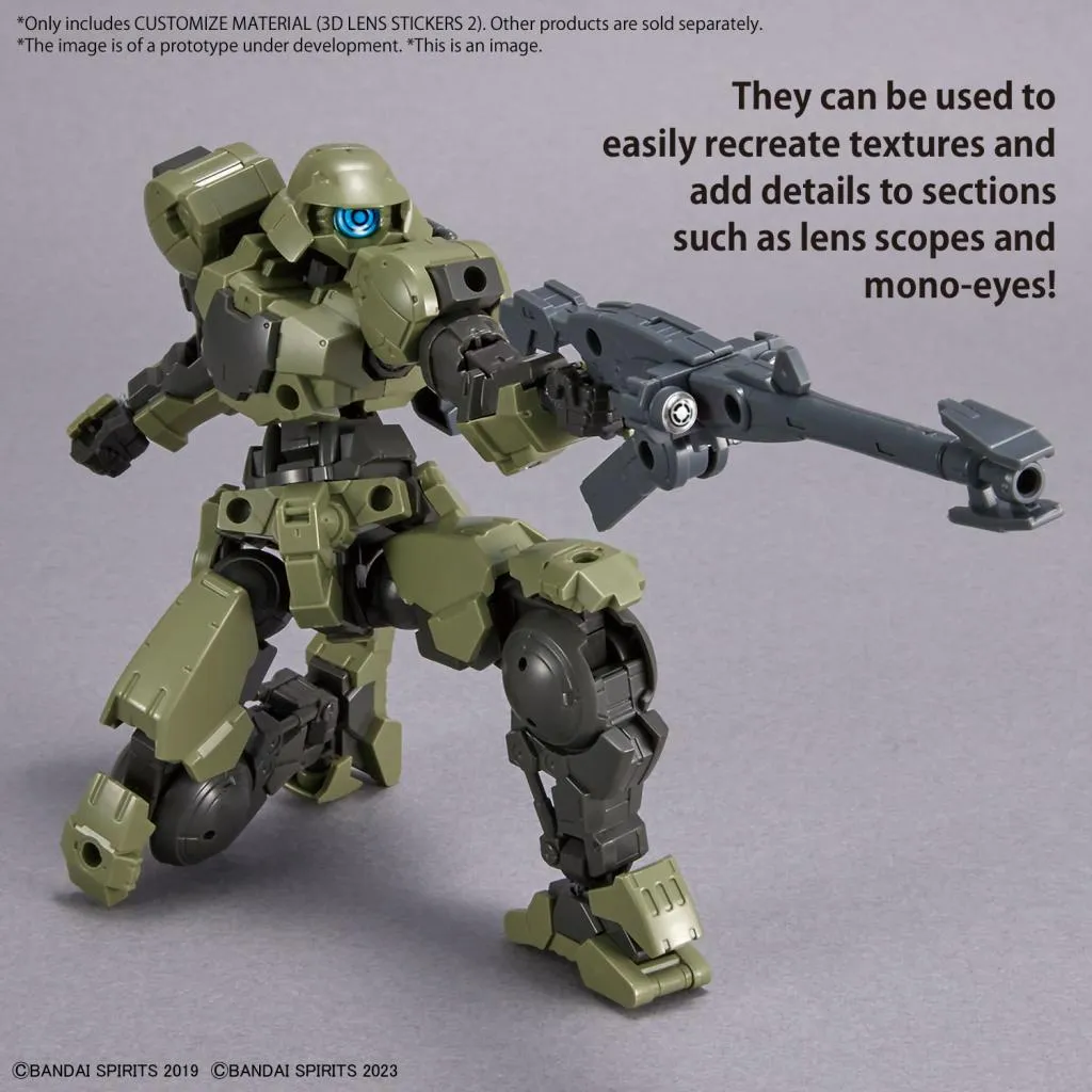 30MM - Customize Material (3D Lens Stickers 2) - Model Kit